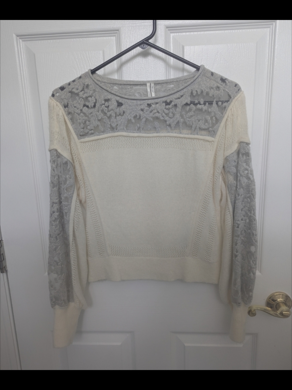 Anthropologie Laced Sweater